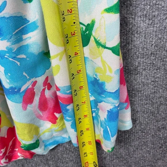 NEW Old Navy Midi Dress Womens Medium Multi Color New Floral Smocked Strappy - Picture 5 of 9